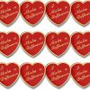 SHOP AWARDS AND GIFTS Shop Awards And Gifts 5/8 Inch Gold Heart Red Enameled I Make A Difference Lapel Pin, Employee Appreciation Staff Recognition Award Inspirational Motivational Gifts, Pack Of 12 Hot