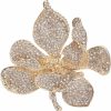 EVER FAITH Ever Faith Women'S Austrian Crystal Orchid Flower Petal Brooch Online