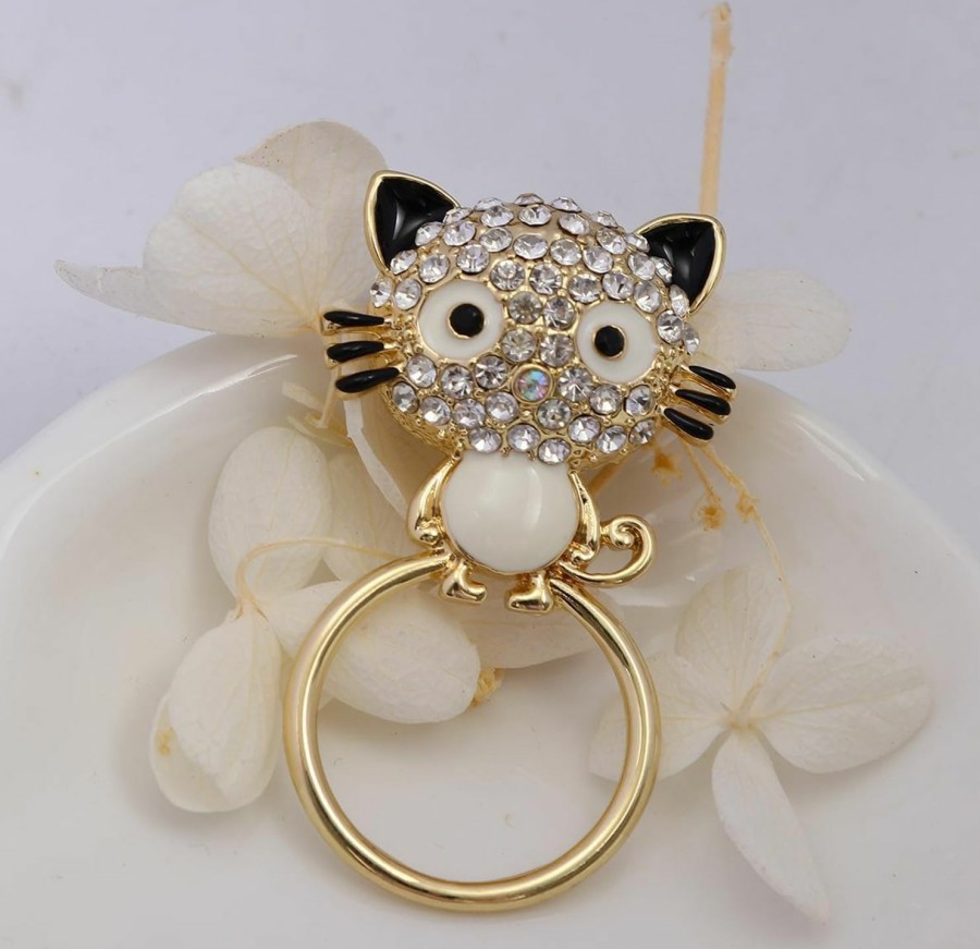 SENFAI Senfai Cute Cat Magnetic Eyeglass Holder For Uni Adult Best