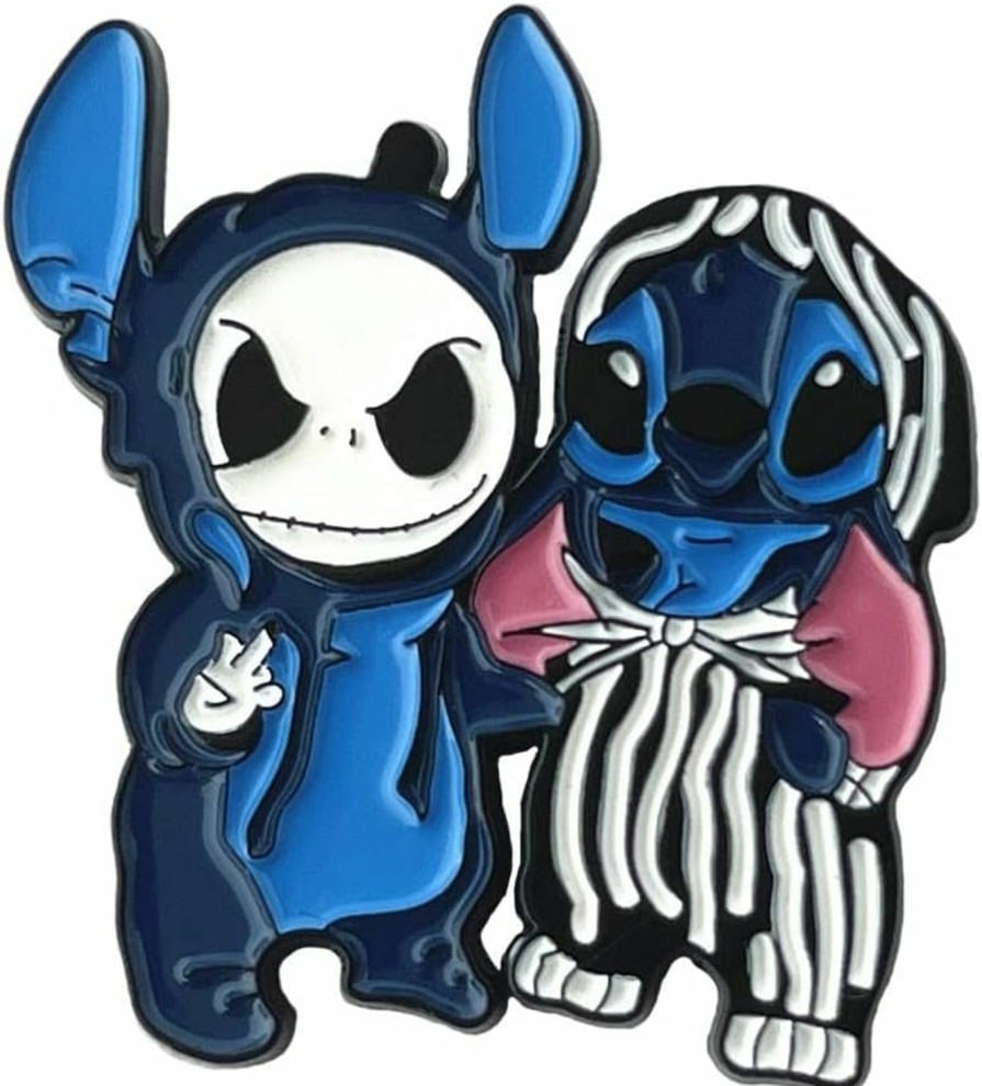 DEZHAN Horror Halloween Stith Pin, Cartoon Anime The Nightmare Before Christmas Pins New