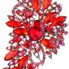 HONSNKS Flower Bouquet Brooch Ladies Austrian Crystal Pin Pendant Alloy Made Suitable For Wedding Dresses, Suits, Skirts, Everyday Wear Online