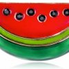 LLYANZ Fresh Lovely Enamel Watermelon Brooches Jewelry (1) Wholesale