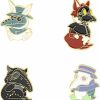 pmkvgdy 4Pcs Cute Animal Enamel Pin Plague Doctor Series Alloy Brooches Badges Fashion Lapel Pins Accessory For Backpacks Badges Hats Bags For Women Girls Kids Gift Clearance