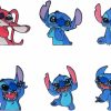 U-CHYTY Cartoon Stitch Pins Brooch Set Gift Anime Family Enamel Lapel Pin Clothing Backpack Decoration Diy Accessories Gift For Children Women Wholesale