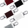 Ferraycle 5 Pcs Fit Dress Cinch Clips Women Dress Clip Back Cinch For Clothing Scarf Vest Glove Cardigan Collar Shirt Ties Clips Men Women Boys Girls Kids(Black, White, Gray, Coffee, Wine Red) Best