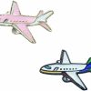 Dtja 2Pcs Cute Airplane Brooches For Women Girls Fashion Enameled Flying Plane Lapel Pins Badge Dress Suit Scarft Accessories Holiday Party Jewelry Uni Souvenir Gifts For Flight Crew Aviator Lover Clearance