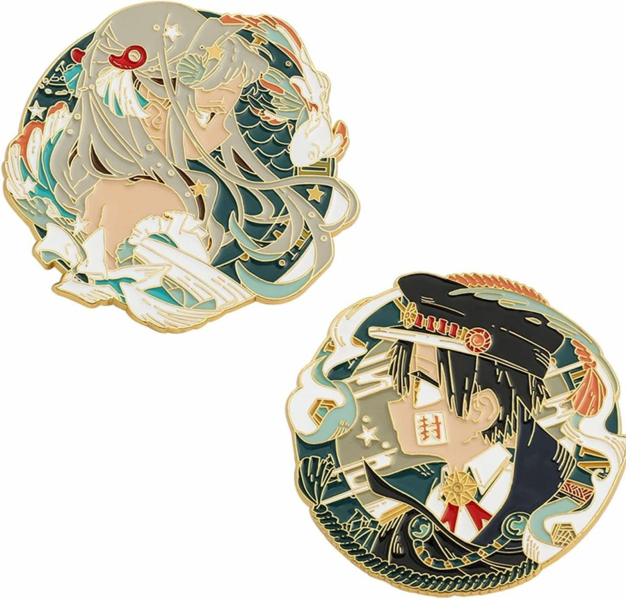 YURAOER Toilet Bound Hanako Kun Anime Pins, Tbhk Manga Cartoon Figures Yashiro Nene Hanako-Kun Brooches Enamel Lapel Pins Cosplay Jewelry Online