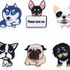 TUCEWP 6Pcs Panda Dog Pins For Backpacks Cute Acrylic Brooch Pins Kawaii Accessories For Hoodies Birthday Gifts For Women Girls Clearance