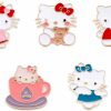 U-CHYTY Pink Kitty Pins Brooch Cartoon Enamel Lapel Pin Kawaii Clothing Backpack Decoration Diy Accessories Gift For Children Women Hot