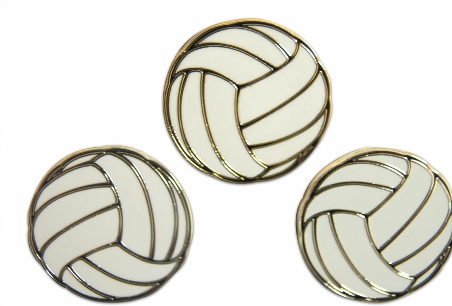 Novel Merk Novel Merk Volleyball Sports Lapel Pin, Hat Pin & Tie Tack Set With Clutch Back Hot