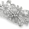 Mariell Mariell Antique Crystal Bridal Brooch Pin For Weddings, Bridesmaid, Mother Of The Bride Jewelry Accessory Clearance