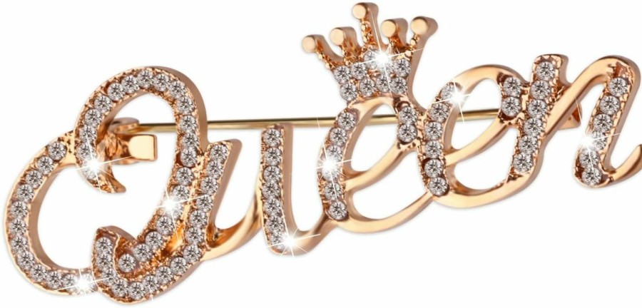 Yolev Yolev Queen Crown Brooch Pins For Women Girls Hot