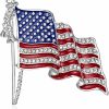 Soulbreezecollection Soulbreezecollection American Flag Star Usa Pin Brooch 4Th Of July Independence Day Jewelry Clearance