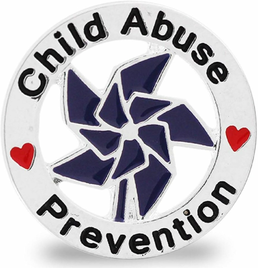 Fundraising For A Cause Fundraising For A Cause | Child Abuse Prevention Awareness Pins Pinwheel Lapel Pins For Child Abuse/Neglect Prevention Fundraising, Awareness, And Gift-Giving New