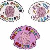 VISTABLUE Mental Health Matters Brain Brooch Pins Cartoon Colorful Brain Enamel Pin Metal Badges Lapel Pin Brooches Jackets Jeans Fashion Jewelry Accessories Hot