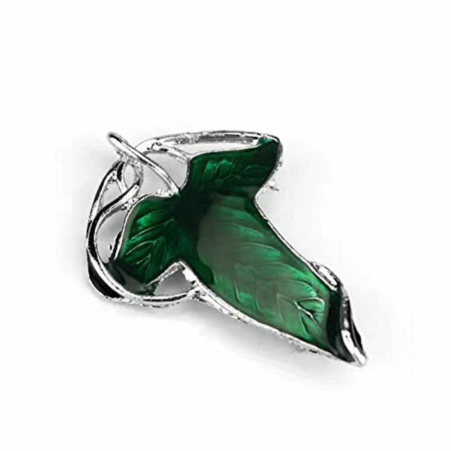 Amazon Alloy Elven Leaf Brooch Green Leaf Brooch Clasp Pin Elven Cloak Leaf Clasp Costume Accessory Movie Inspired Elven Green Leaf Pin Gift For King Of The Elves Fans Clearance