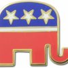 STOCKPINS Stockpins Republican Elephant Lapel Pin Perfect For Election Day Gifts Wholesale