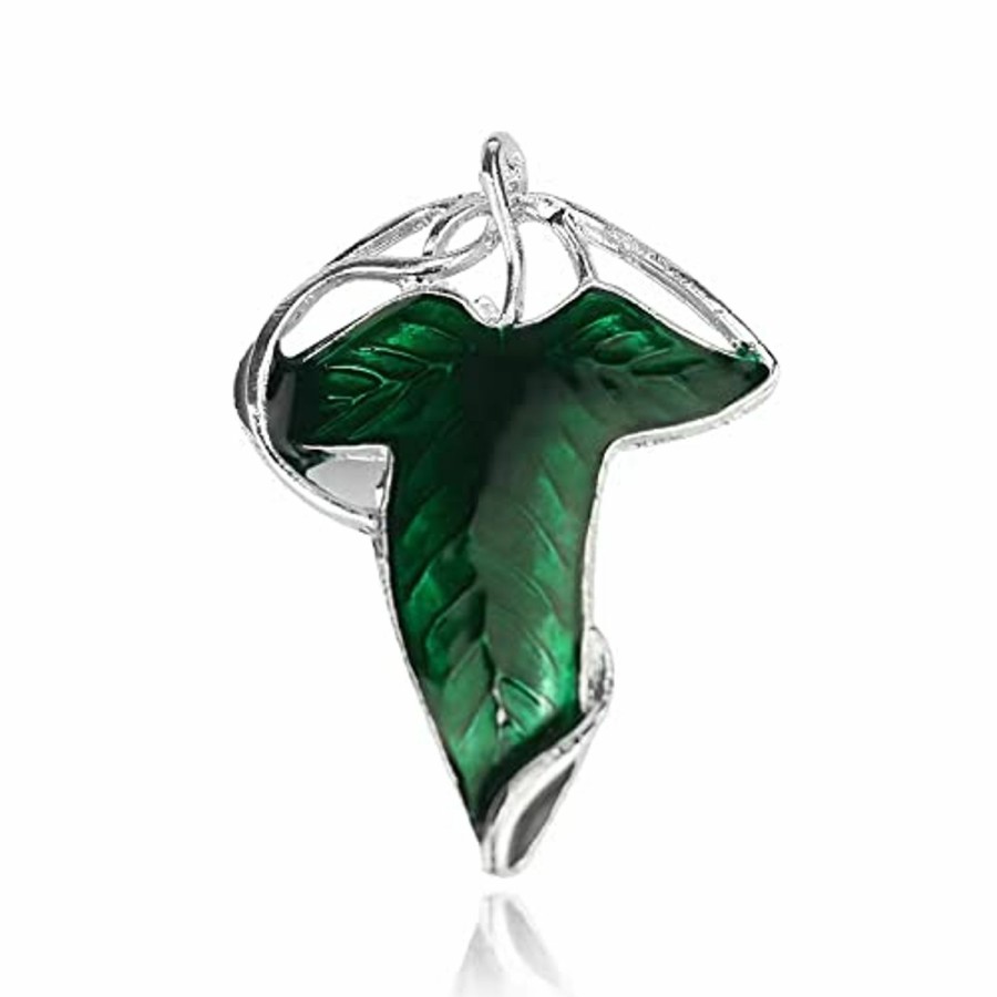 Amazon Alloy Elven Leaf Brooch Green Leaf Brooch Clasp Pin Elven Cloak Leaf Clasp Costume Accessory Movie Inspired Elven Green Leaf Pin Gift For King Of The Elves Fans Hot