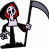 pmkvgdy The Grim Reaper Enamel Pin Cartoon Movie Halloween Style Badges Lapel Pin Death Pin Brooch For Bags Cool Stuff Jewelry Accessories Clearance