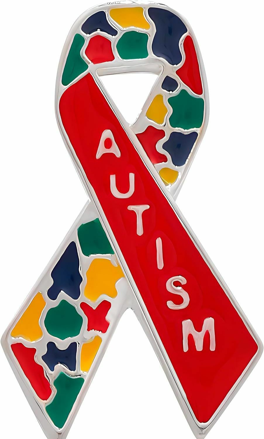 Fundraising For A Cause Fundraising For A Cause | Autism Word Ribbon Pins Autism Lapel Pins For Autism Awareness In A Bag Hot