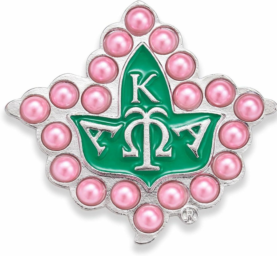 Melix Home Paraphernalia Sorority Gifts Brooch Pin Sorority Gifts For Women Pink Pearl Brooch Pin Graduation Gift Best