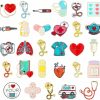 fiintrwa 29 Pcs Nurse Stethoscope Enamel Pins Cute Brooch Pins Inspirational Cartoon Lapel Pins Badges Doctor For Nurses' Day Gifts Hat Jacket Bag Decor Online