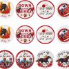 FIONUPI 12 Pcs Kentucky Derby Badges Horse Racing Sign Round Pins Red Rose Brooch Good Luck Button Pin For Men Women Western Cowboy Horse Themed Lapel Badges For Clothing Bag Backpack Hat Decor Online