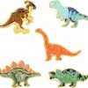 Gillna Colorful Dinosaur Enamel Lapel Pins Set,5 Pcs Animal Enamel Pins For Women Men Cartoon Enamel Brooch Badge Pins For Jackets Backpacks Hot