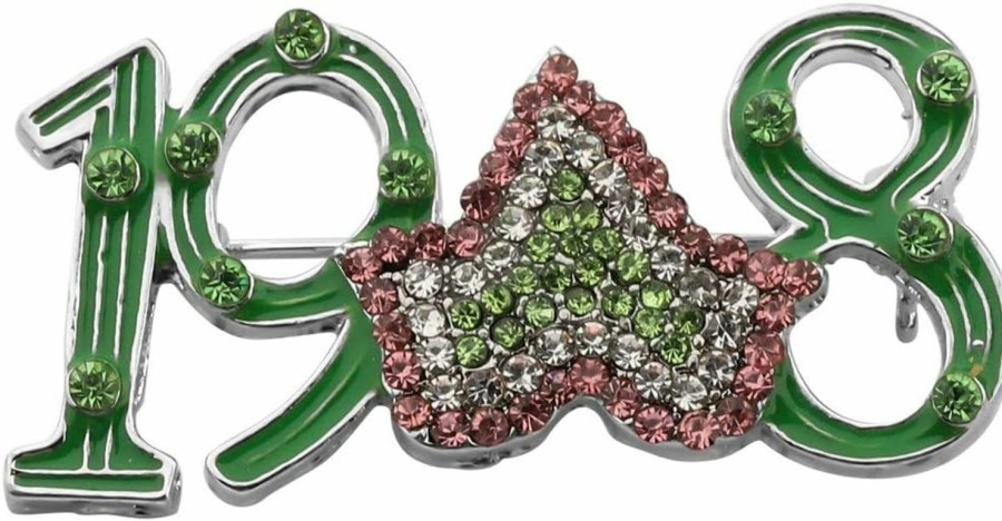 CENWA Cenwa Sorority Graduation Gifts Pink And Green Pin Clearance