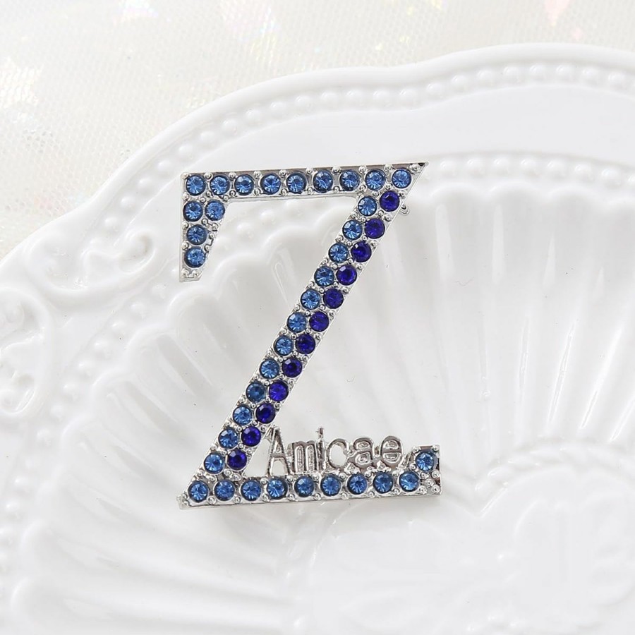 HUSURU Zeta Amicae Za Brooch 1948 Soror Greek Letters Sorority Members Group Graduation Gifts Jewelry Clearance