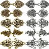 Juinte 10 Pieces Vintage Sweater Swirl Clip Cape Cloak Clips Retro Cardigan Clip Shawl Collar Clasp Dress Shirt Brooch Clip For Girl Women Antique Swirl Collar Clip Clasps Alloy Clearance