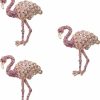 Gatuida Gatuida 3Pcs Crystal Flamingo Brooch Pins Fashion Alloy Flamingo Brooch For Women Girls Diamond Broaches(Pink) Clearance