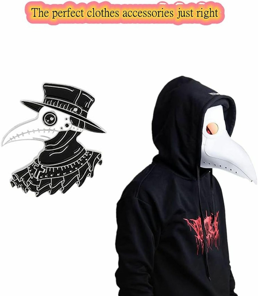 GYAYU Plague Doctor Bulk Enamel Pins Set Anime Pins For Backpacks Aesthetic Gothic Punk Pins For Jackets Hats Clothes Hot