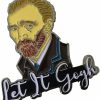 Stickeroonie Stickeroonie Van Gogh, Let It Gogh, Enamel Lapel Pin, 1.2 Inch Best