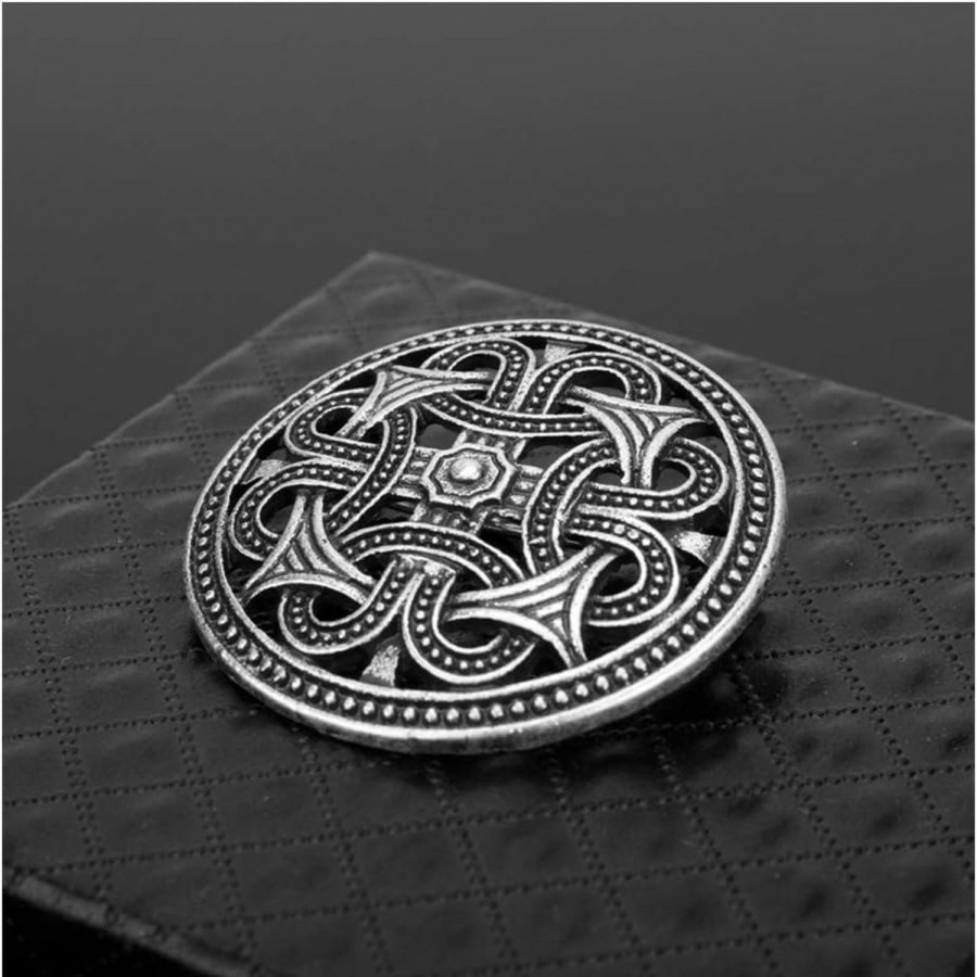 Acxico Acxico 1Pcs Vintage Medieval Norse Viking Shield Brooches Pin Retro Alloy Brooch Cloak Shawl Pin Lapel Pin Sweater Accessories Best