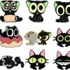 feimeng jewelry Creative Cat Enamel Pins Set - Kawaii Kitten Brooches Metal Badges Accessories For Backpack Hat Bag, Lovely Cats Pin For Friends Family Best