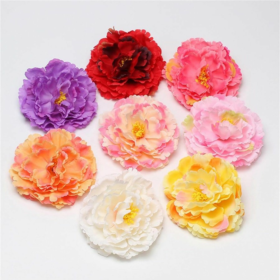 NewZenro Dainty Big Peony Flower Brooches Pins Delicate Large Flowers Brooch Classic For Wedding Party Dance Banquet For Women Ladies Elegant Lapel Pins Dress Suit Ceremony Clothes Accessories Jewelry Valentine'S Day Christmas Gifts 120Mm Hot