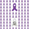 Generic Purple Ribbon Awareness Pin 100 Pieces Domestic Violence Alzheimers Epilepsy Lupus Pancreatic Cancer Awareness Enamel Lapel Pin Best