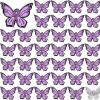 Inbagi Inbagi 50 Pcs Domestic Violence Awareness Lapel Pin Domestic Violence Awareness Badge Peace Survival Purple Ribbon Butterfly Pin Women'S Brooches Pins Survivors Jewelry For Girls Online