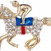 EVER FAITH Ever Faith Austrian Crystal Gorgeous Horse Animal Saddlemen Cowboy Brooch Online