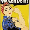 Great North American Button Emporium We Can Do It - Enamel Pin - Large 1.5\" - In Commemoration Of Rosie The Riveter And Supporting Women'S Rights In The Usa Best