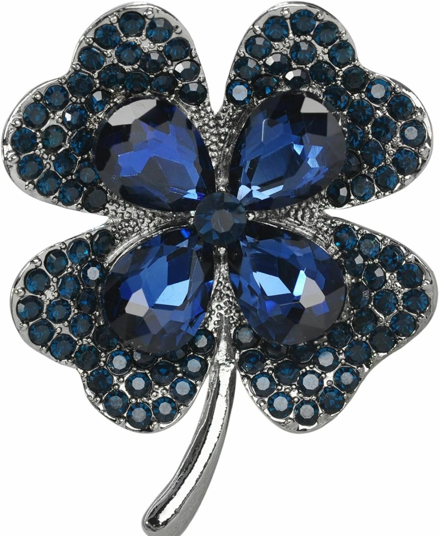 Gyn&Joy Gyn&Joy Four Leaf Clover Brooch Pin Hot