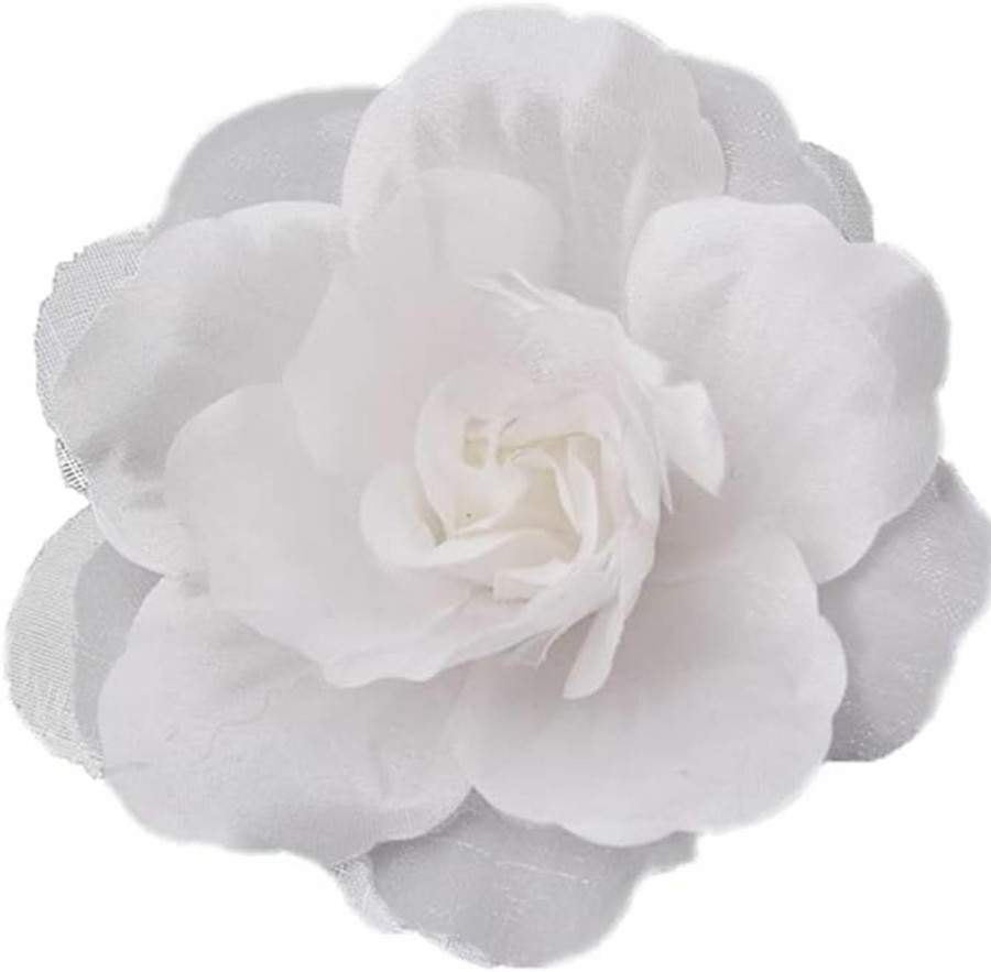 NewZenro Satin Silk Camellia Flower Brooches Pins Delicate Flowers Brooch Classic For Wedding Party Dance Banquet For Women Ladies Dainty Elegant Beautiful Girls Lapel Pins Dress Suit Ceremony Clothes Accessories Jewelry Mother'S Day Valentine'S Day Decor Christmas Gifts Online