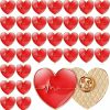 Bucherry Heart Pins Bulk Heart Disease Nurse Pins Lapel Brooches Pin Medical Pin For Heart Month Medical Assistant Week Wholesale