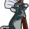 KEYCHIN Keychin Funny Rat Remy Brooch Remy Chef Fans Gifts Little Chef Mouse Enamel Pin Remy Rat Jewelry (Rat Brooch) Wholesale