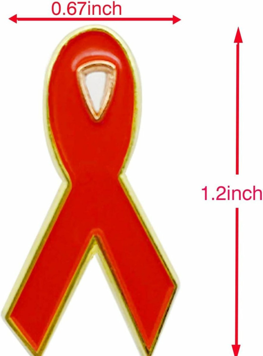 rhungift 10Pack Cause Awareness Multicolor Ribbon Lapel Pin -Support Your Fundraiser New