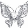 Cleocean Cleocean Brooches For Women Pearl Butterfly Brooch Pins For Women Fashion Clothes Broches Para Ropa De Mujer Masterpiece Broach Silver Online