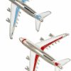 Caiyao Joyid 2Pcs Red Blue Aircraft Airplane Brooch Emanel Cute Plane Pin Brooch Accessories Clearance