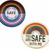 Caiyao Caiyao You Are Safe With Me Enamel Brooch Pins,Nurse Doctor Medical Students Pins, Rainbow Brooch Lapel Pin,Enamel Pins For Clothing Backpack Hat Decoration,Funny Badge Jewelry Gift Clearance