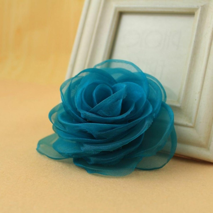 Merdia Merdia Women'S Lovely Flower Hair Clip Rose Brooches [Jewelry] Wholesale